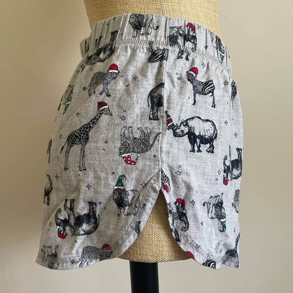 Wondershop Gray Animal Print Women's Sleepwear Shorts - Picture 7 of 7
